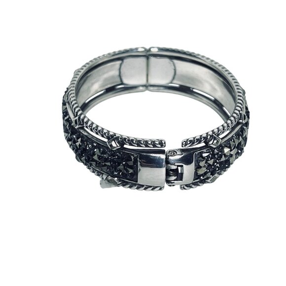 Brighton Crystal Rocks Rolo Chain Necklace And Hinged Bracelet Set (5970) - Picture 10 of 10